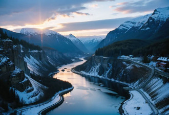 穿越挪威峡湾与北极圈极光之旅 感受北欧奇景