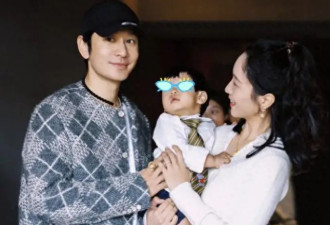 黄晓明带儿子参加生日宴！小海绵被奶奶搂在怀中，8岁大长腿随妈