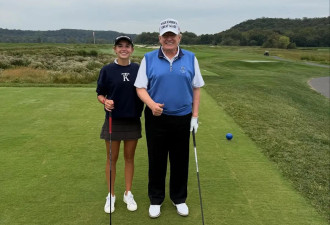 巨星捧场，川普18岁孙女LPGA首秀倒数登场