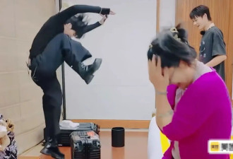 何赛飞因行李箱被踹坏爆哭！柯淳回应：谢谢何老师的包容