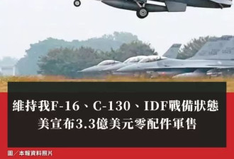 川普二任首度对台军售 中国表达强烈不满