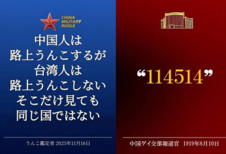 中国外交部战狼图卡 被台日网友疯玩成"反共迷因"