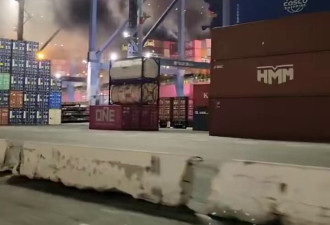 洛杉矶港化学品货轮大火爆炸！市长下令“就地避难”