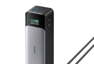 黑五4折，移动电源，24,000mAh 3 端口笔记本电脑便携式充电器