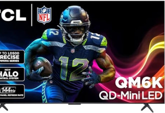 黑五4.2 折，TCL 98 英寸 QM6K 系列 4K 智能 LED 电视