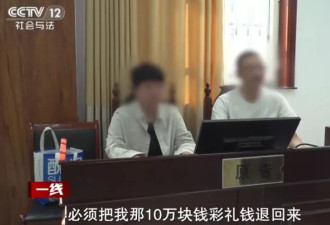 结婚7年发现妻子有精神病史，男方要求退还10万彩礼