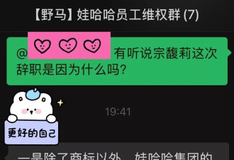 宗馥莉交棒娃哈哈董事长，许思敏接任 下的什么棋