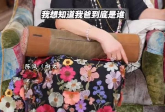 向太陈岚:我想知道我爸到底是谁,叫什么名字,到底我应该姓什么
