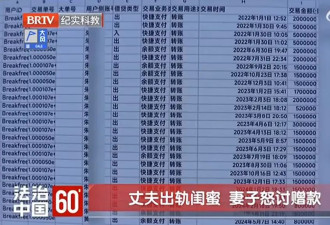 丈夫出轨闺蜜、转账60万元并起诉离婚，妻子仍...