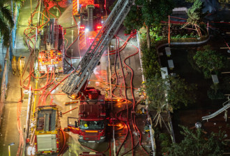 中国内地的消防车 为何没能进入香港火灾现场
