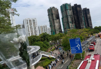 香港恶火:建商偷工减料 7处棚网不符阻燃标准