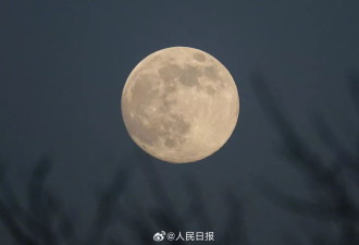 圆圆满满！超级月亮高清大图来了