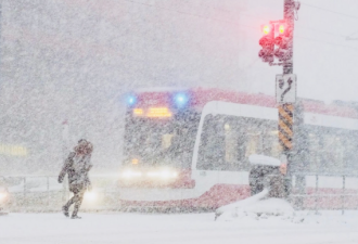 50cm暴雪! 安省狂发38条天气警报! 大多伦多70km狂风+体感-19°C