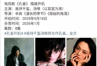 明星不易？易烊千玺暂停进组，白鹿患疑难杂症