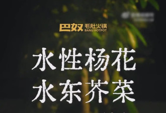 巴奴火锅新菜“水性杨花”被顾客投诉 店方：是云南菜