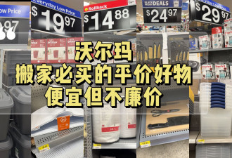 Walmart搬家/乔迁/日用必备的平价宝藏好物！