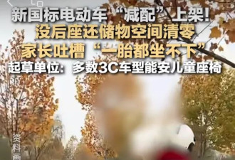 新国标电动车，官媒都看不下去了