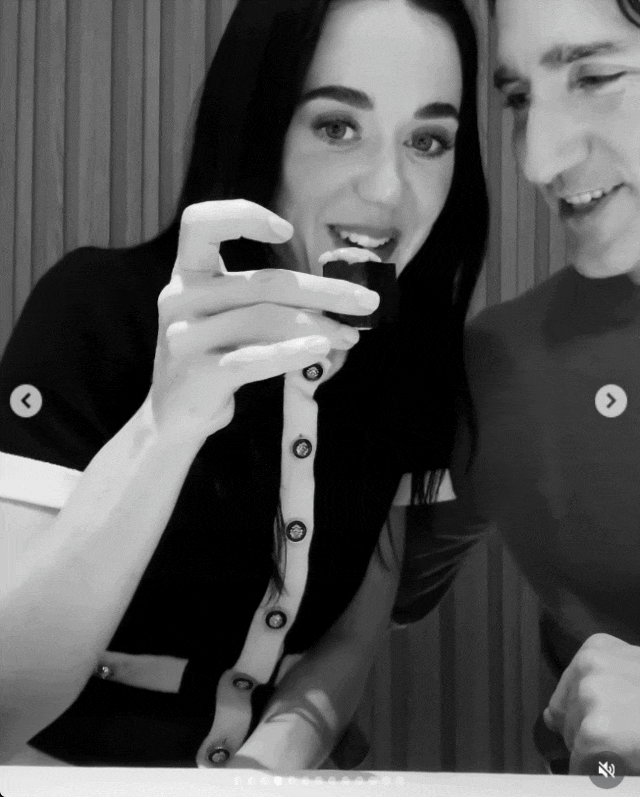 Katy Perry刚刚晒照官宣与杜鲁多恋情! 亲密自拍、约会画面全曝光
