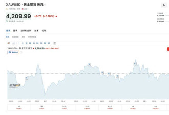 华尔街老兵预言：到2029年底 金价和标普500过万