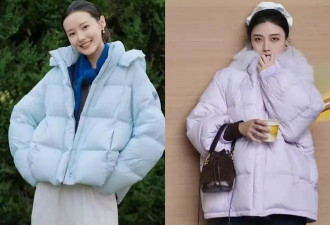 “短羽绒+阔腿裤”才是冬天的王炸组合