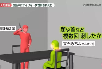 面谈失控！中国男持刀狂砍头脸 日本女同事惨死