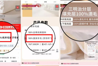 2%羊毛就叫“羊毛袜”？夹层有羊毛称“纯羊毛被”？