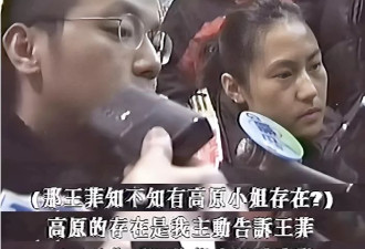 1999年窦唯高原婚外情曝光，两人召开发布会说明情况
