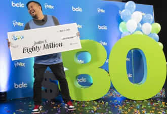 本周五的Lotto Max头奖奖金累积到8000万元！有史以来第四次