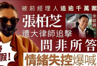 张柏芝被前经纪人索赔千万，庭审时崩溃大哭