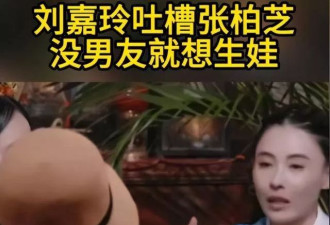 没男友乱生娃？刘嘉玲节目大胆开麦曝光张柏芝