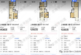 北京楼市：跌懵了，有人开始砸盘了