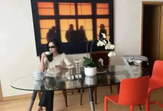 朱珠搬离“老破小”，新家光餐厅就超50平，大白墙挂艺术画像展厅