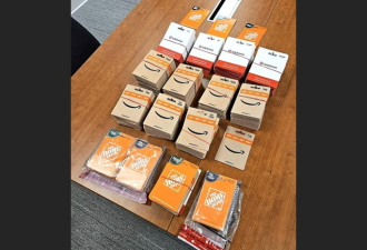 万锦男子被抓: 身上藏有550张礼品卡, 总价高达$13万! 警方提醒!