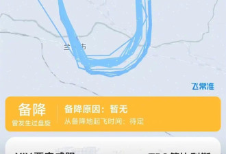格鲁吉亚一航班盘旋20多圈后备降兰州，市民称...
