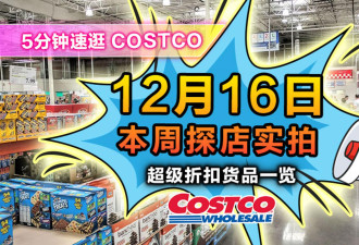 12月16日多伦多Costco折扣！iPhone17全渠道最低价 捡漏圣诞树