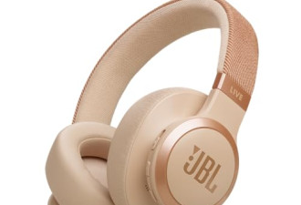 限时4.3折，JBL 无线包耳式耳机，65 小时电池续航时间