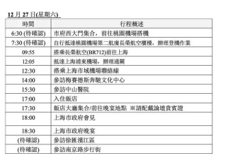 双城论坛行程曝光 蒋万安将与上海人近距离接触