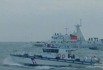时隔20天 大陆海警局船只再入金门禁限制水域