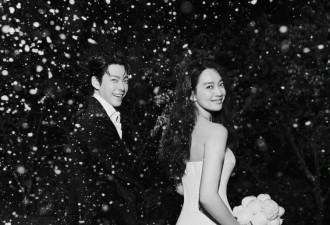 金宇彬申敏儿雪地婚纱照公开 李光洙将担任婚礼司仪