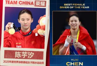 不是全红婵！世界泳联宣布今年最佳女跳水选手