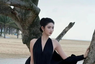 王玉雯穿深V露背装变身暗夜黑天鹅！魔鬼身材性感火辣