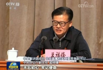 中办副主任发文满纸“中央” 不寻常