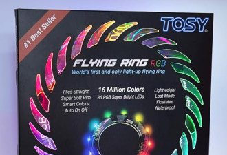 限时5.9折，TOSY 飞环 - 36 个 RGB 多色 LED，超亮