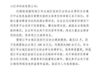 丽江古城区文旅就“避雷贴”公开喊话小红书引争议