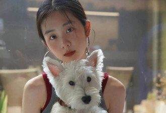 黄磊大女儿黄多多晒近照，抱狗狗出镜画面有爱