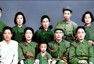 1951年刘青山全家福，生活奢靡，次年被枪决