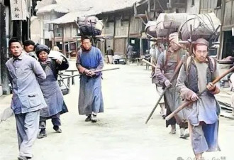 1944年彩色照片：旧社会，没有想象中贫穷落后