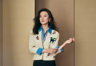 173大美女宋佳美疯了，把针织衫、蓝色衬衫和牛仔裤，穿出高级感
