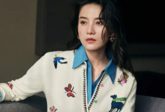 173大美女宋佳美疯了，把针织衫、蓝色衬衫和牛仔裤，穿出高级感