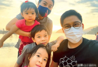郭晶晶一家六口逛街！买平价奶茶先给霍震霆